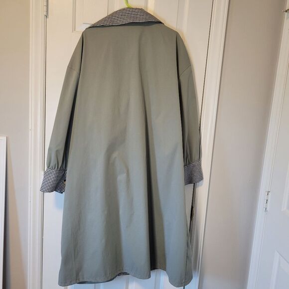 Olive green trench - Picture 5 of 5